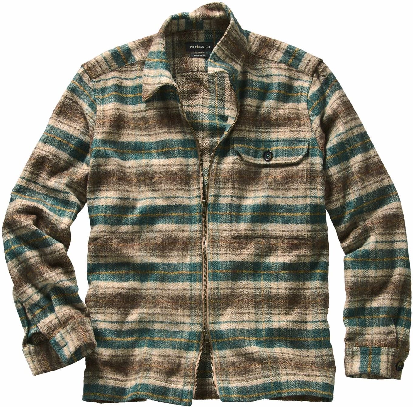Mey & Edlich Soft-Skills-Overshirt Grün 39