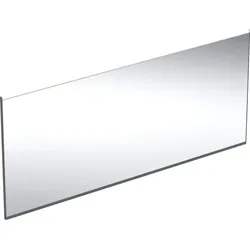 Geberit Option Plus Square Lichtspiegel, direkt und indirekt beleuchtet, schwarz matt / Aluminium eloxiert, 160 x 70 cm