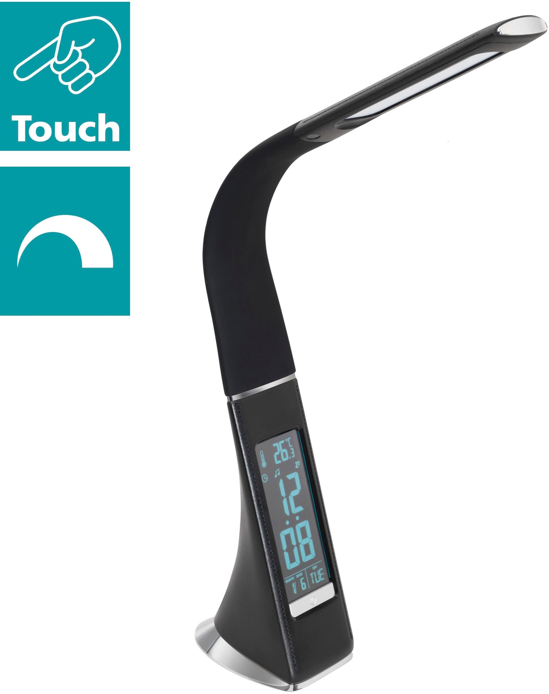 EGLO Tischleuchte "COGNOLI", schwarz, 1, H: 51cm, Leuchten, 3-step dimming, Tischleuchte