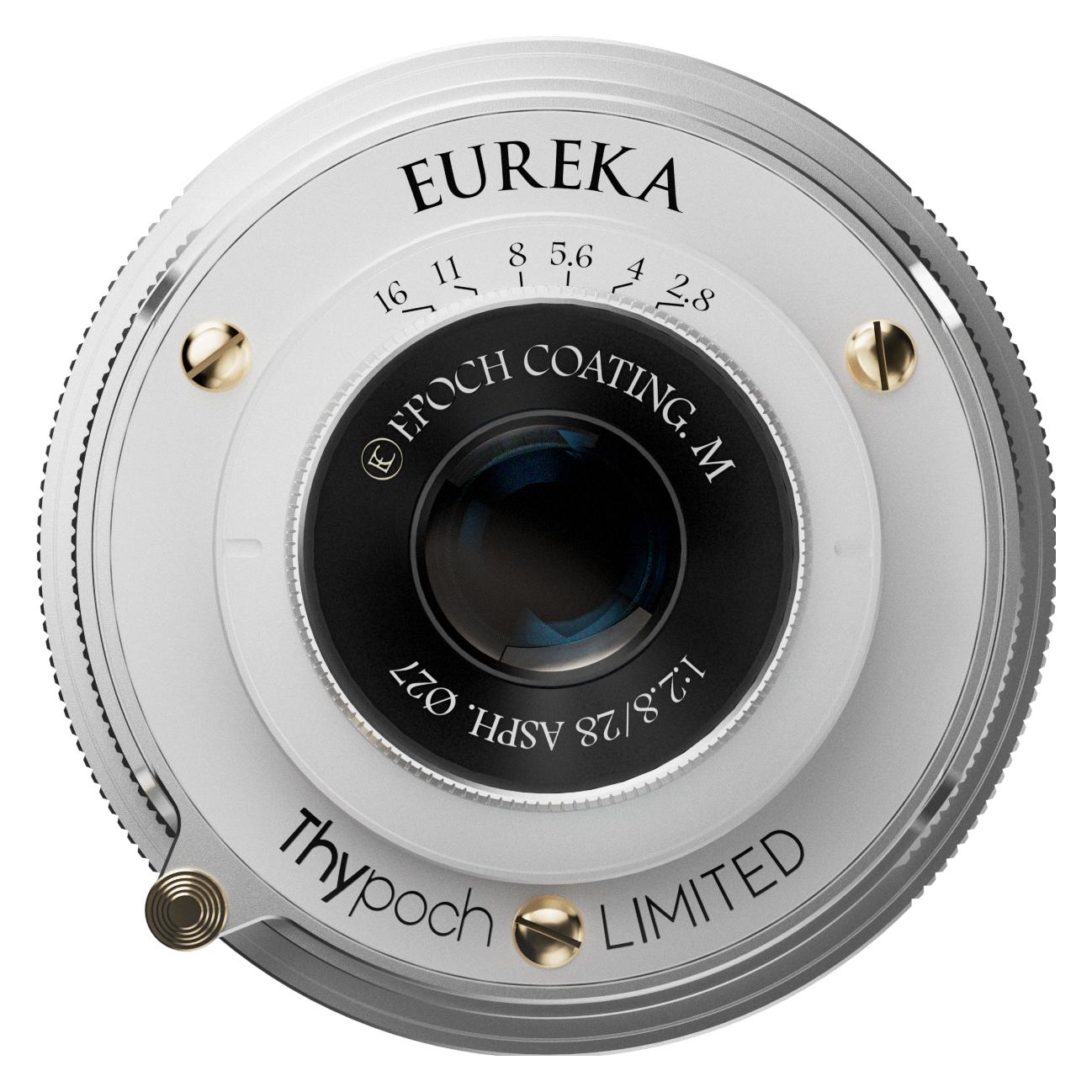 Thypoch Eureka 28mm f2.8 ASPH for Fujifilm X Mount Pearl White (Fujifilm X, Vollformat) (TP-E28X-SR)