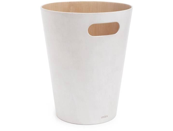 Papierkorb Umbra Woodrow 7.5 l Weiss - Papierkorb