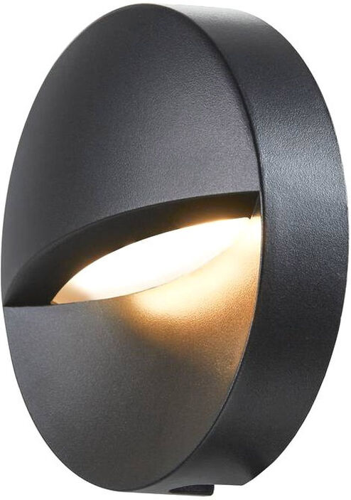 Slv Downunder Out, Round Wl Outdoor Led Wandeinbauleuchte, Anthrazit, 3000 - Einbauleuchten (Outdoor)