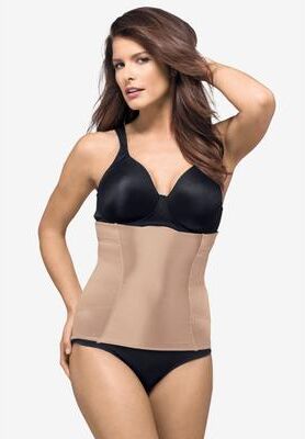 Plus Size Women's Power Shaper Firm Control Pull-On Waist Shaper by Secret Solutions in Nude (Size 4X)
