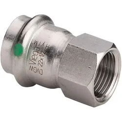 Viega, Rohrverbindungstechnik, Sanpress Inox overgang 54 mm x 2" rustfrit stål, 436681 (Pressverbindung)