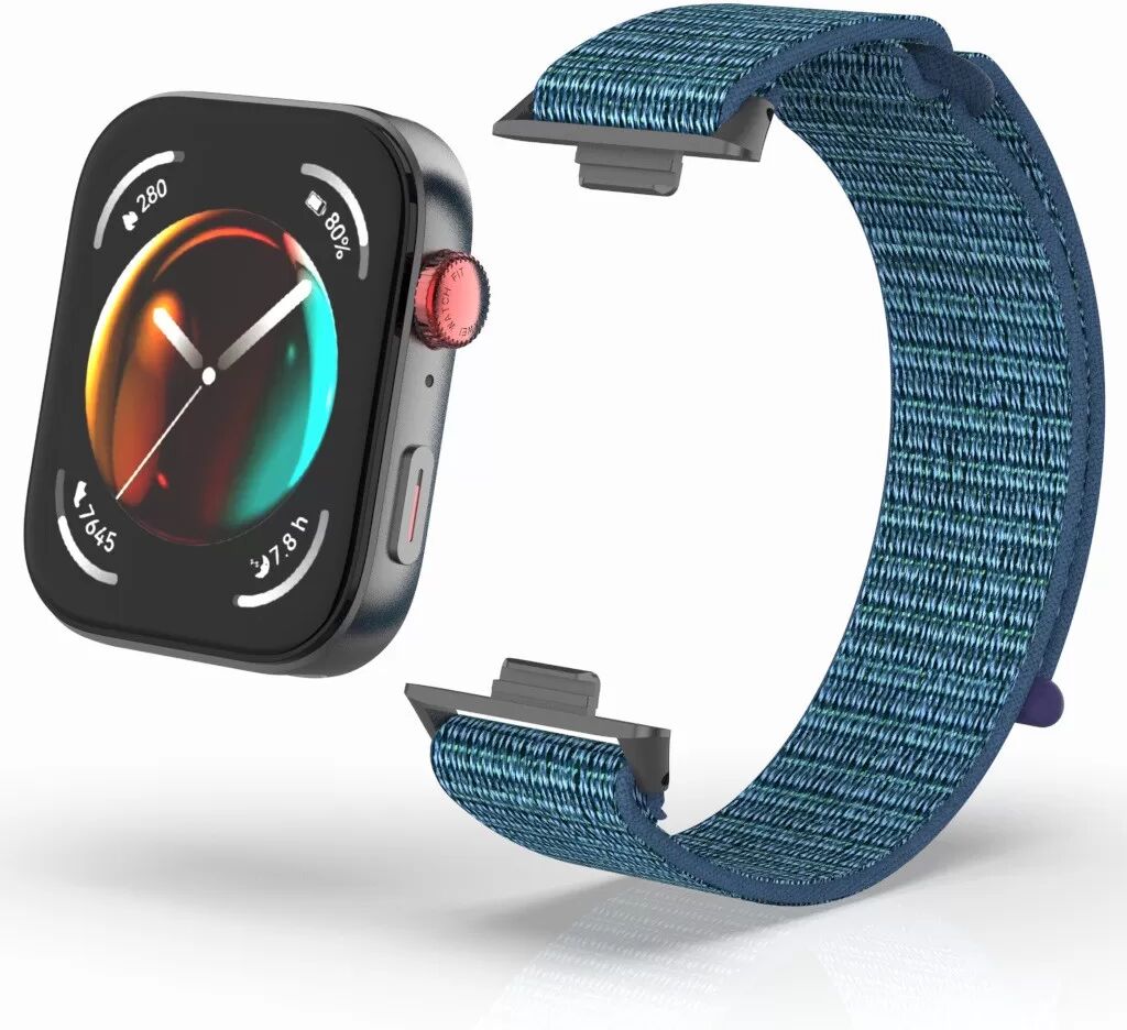 INF 20mm Nylon-Uhrenarmband für Huawei Watch Fit 3 Dunkelgrau