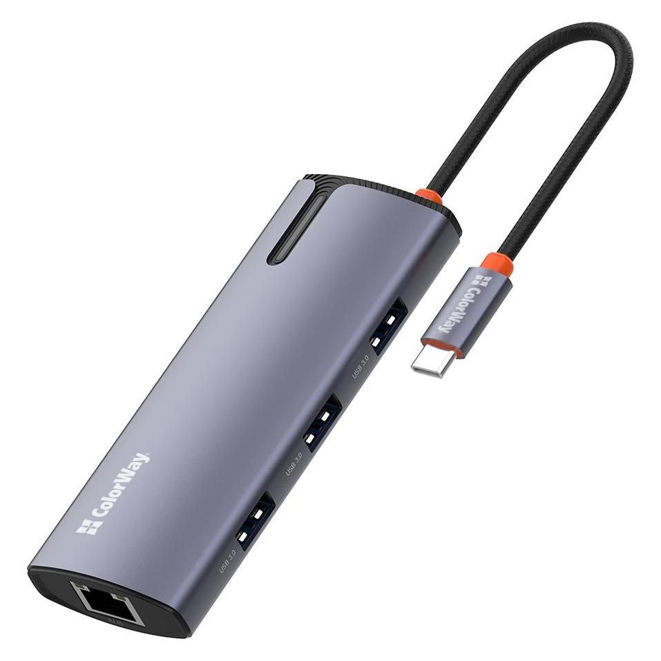 Colorway Wireless headphones 6-in-1 Docking Station | CW-HUB03 | 100 W (6 Ports) (CW-HUB03)