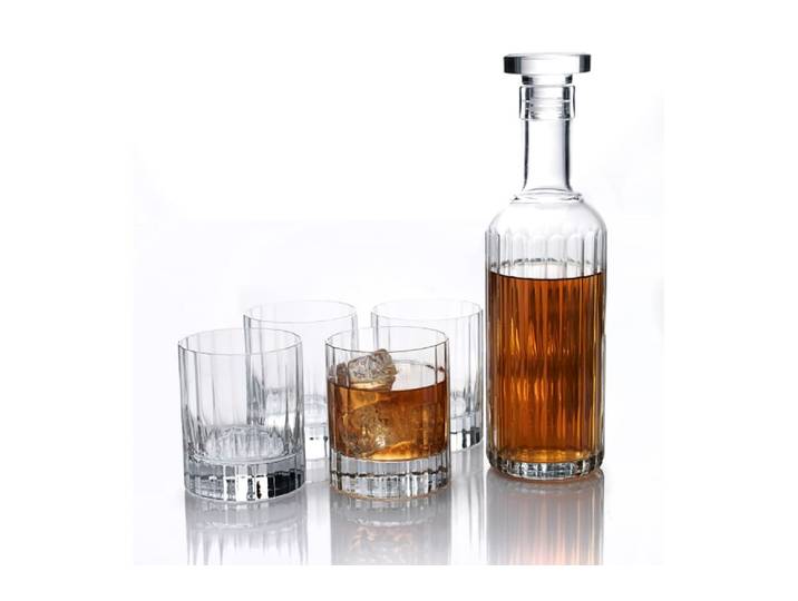 Service à Whisky en Cristallin, transparent, 5 pièces
