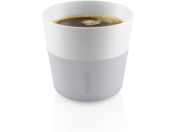 Kaffeebecher-Set Eva Solo Hellgrau, Weiss, Weiss Porzellan H 8 cm 230 ml - Kaffeebecher-Set