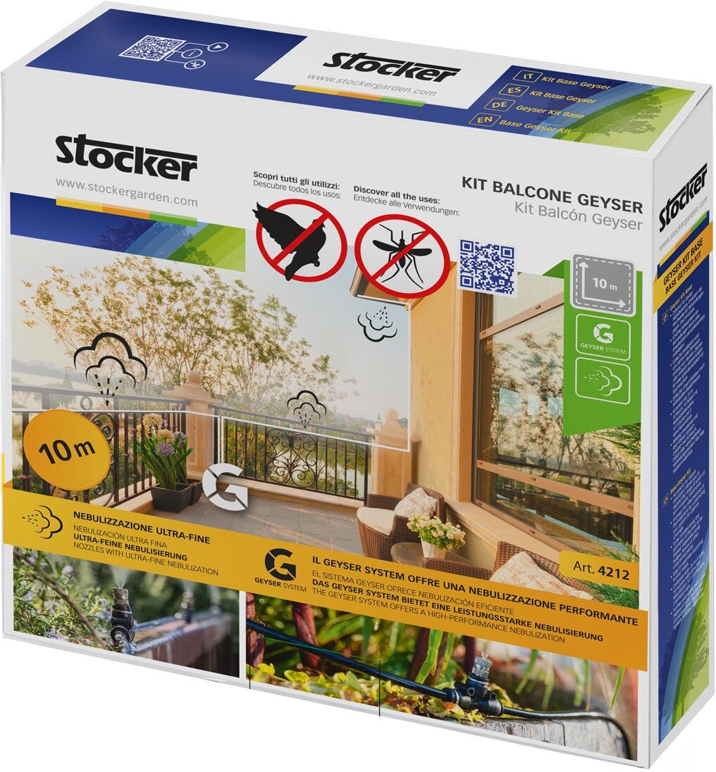 Stocker Geyser Zubehör-Set Kit Balkon 10 m ø 6 mm