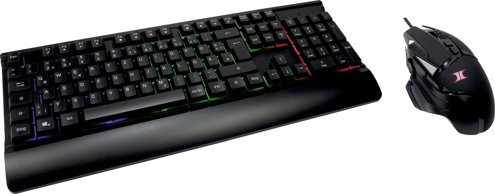 Inter-Tech KC-3000 Gaming Tastatuur en Muis Set