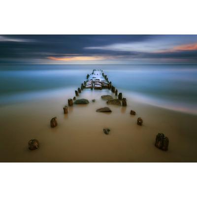 Fototapete PAPERMOON "Photo-Art KRZYSZTOF BROWKO, BALTISCH", bunt, B:5m L:2,8m, Vlies, Tapeten