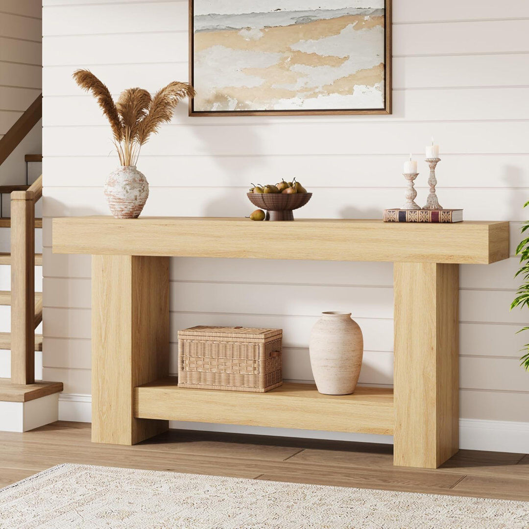 Borough Wharf Console Table Ivory 80cm H x 160cm W x 30cm D
