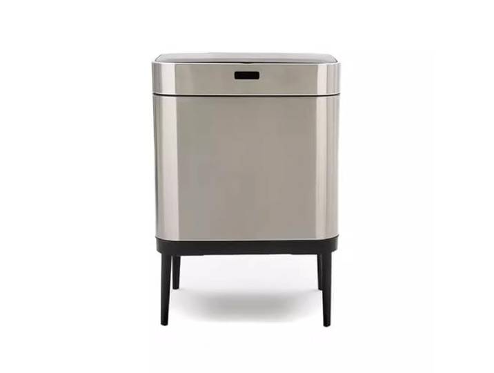 9bbhfJw4R Haushaltsmülleimer Klassifizierter Mülleimer, Küchenzimmer, Hohe Füße(Silver)