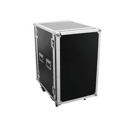 Omnitronic PR-2ST 19 Zoll Rack 18 HE Holz inkl. Griff, inkl. Rollen 3010980M