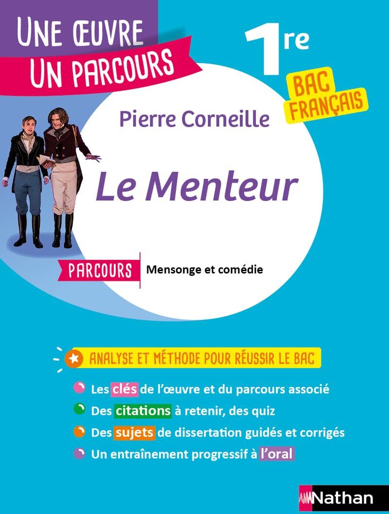 Pierre Corneille - Pierre Corneille, Le menteur : parcours mensonge et comédie : 1re bac français - Preis vom 19.10.2026 19:33:35 h