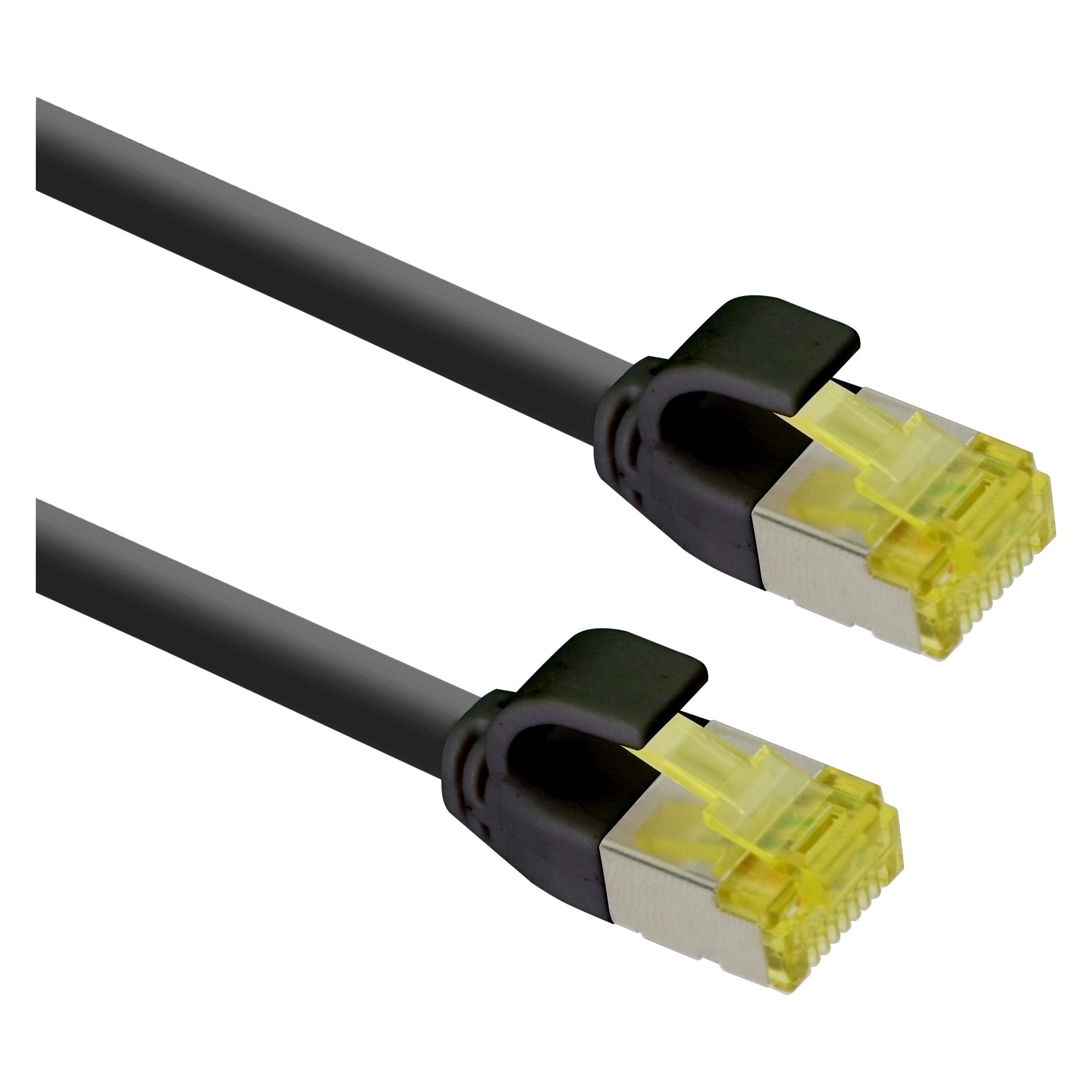 Helos Patch-Kabel RJ-45 (M) zu RJ-45 (M) (PiMF, S/FTP, CAT6a, 10 m) (333100)