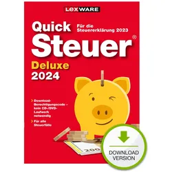 Lexware ESD QuickSteuer Deluxe 2024 für Windows