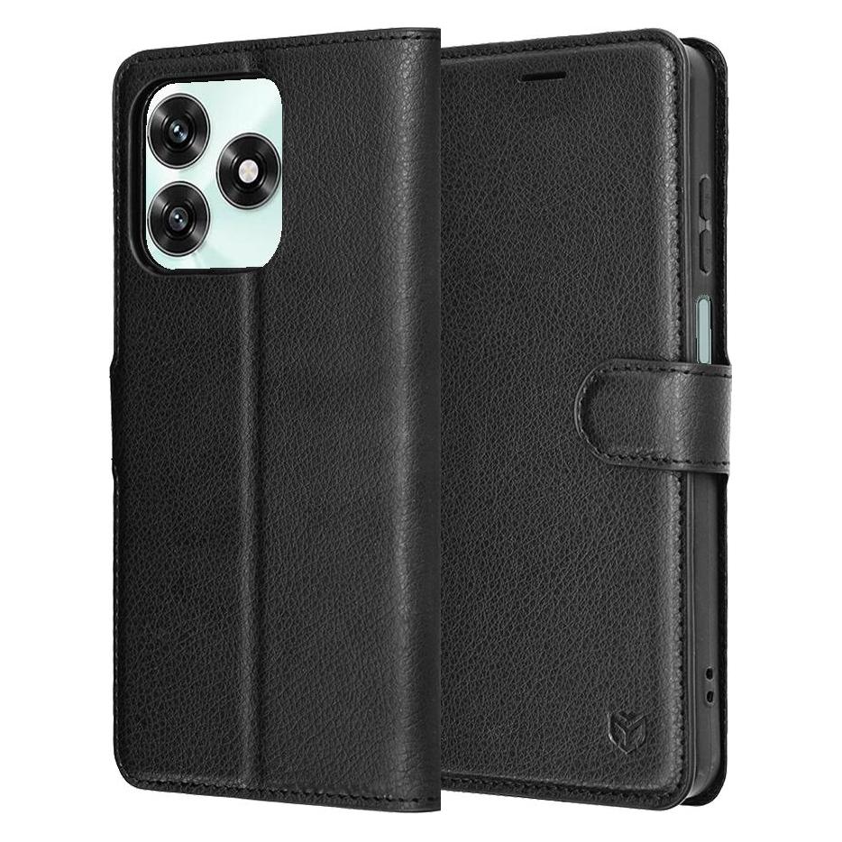 Techsuit - Leather Folio - Honor X5c Plus - Black (Honor X5c Plus) (62923450)