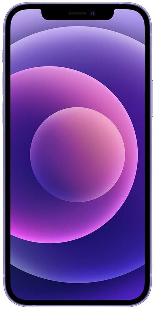 Apple iPhone 12   128 GB   Dual-SIM (eSIM, Nano-SIM)   purple - Refurbished
