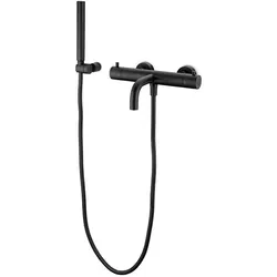 JEE-O slimline Wand-Wannenarmatur mit Thermostat, struktur schwarz, 800-3303 800-3303