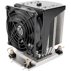 Silverstone Technology XE04-4677, 4-HE-SFF-Server/Workstation-CPU-Kühler für Sockel Intel LGA4677, S (177.80 mm), CPU Kühler, Schwarz