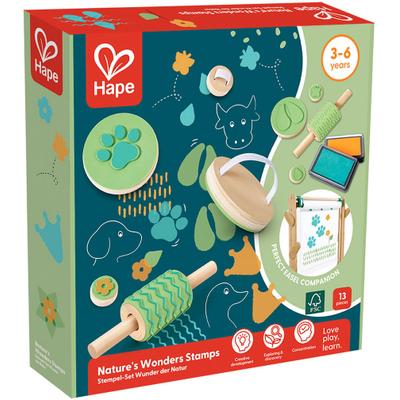 Kreativset HAPE "Stempel-Set Wunder der Natur", bunt, Kreativsets, Kinder