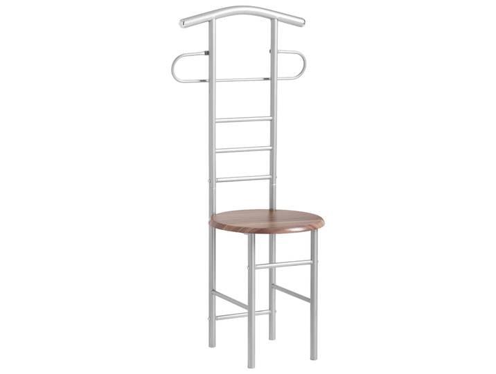 Herrendiener INOSIGN TOPSELLER , silber (chrom, nussbaumfarben), B:53cm H:118cm T:47cm, MDF, Metall, Herrendiener, Herrendiener, Gesamthöhe: 118 cm, Sitzhöhe: 48 cm