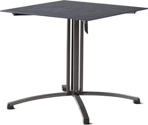 Sieger Gastro Tisch Polytec Säulenklappgestell 80x80 cm