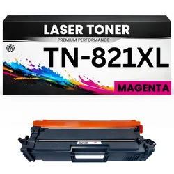 XL Toner TN-821XL M Magenta für Brother kompatibel TN821 XL M Premium Alternativ für Brother HL-L9430CDN, HL-L9470CDN, MFC-L9630CDN, MFC-9670CDN