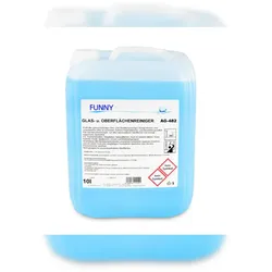 Plock GmbH Glas- und Oberflächenreiniger Funny - 10 L Kanister - Konzentrat - Glasreiniger