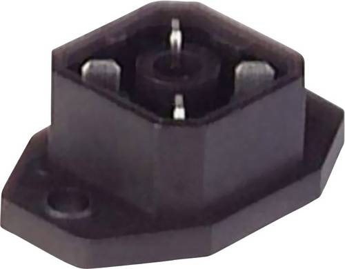 Hirschmann Aufbaustecker mit Flansch und Lötkontakten Schwarz G 4A 5M Pole:4 932 092-100-1 Inhalt