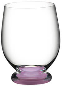 Riedel Hand Made Fatto A Mano Piccolo Tumbler Pink