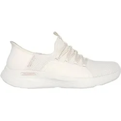 SKECHERS Damen Slipper Da RELAXED FIT™ SPORT-BALLET CHIC, Größe 36 in Weiß Weiß