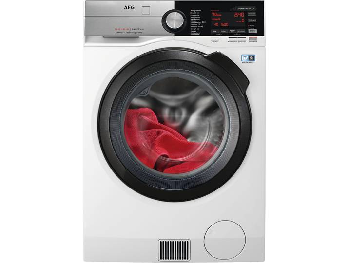 AEG Waschtrockner L9WEF80690 , Wasch_Trocken_Zyklus: C, weiß, B:59,7cm H:87cm T:66cm, Waschtrockner, AbsoluteCare: Wärmepumpe und kein Einlaufen von Wolle und Seide, Waschtrockner