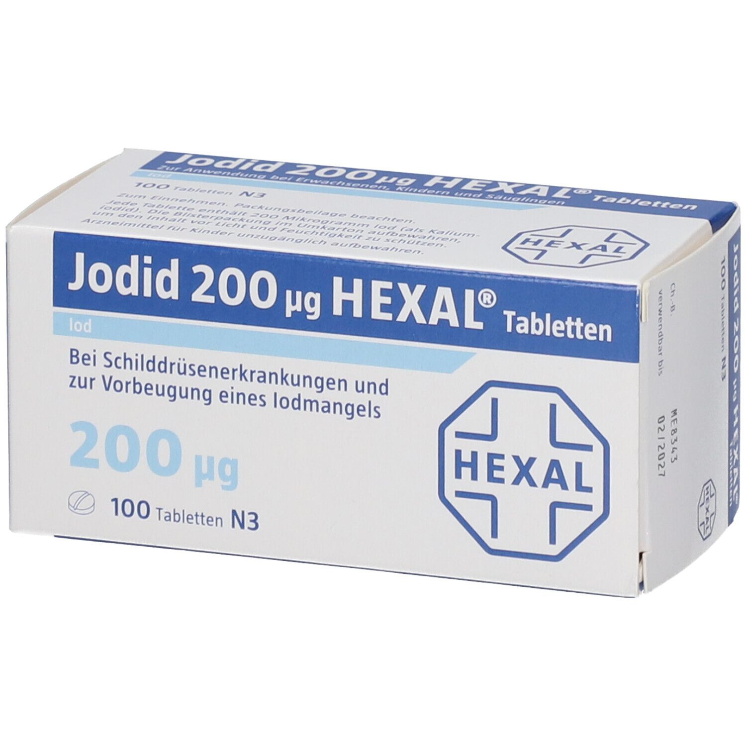 Jodid 200 Hexal Tabletten 100 St