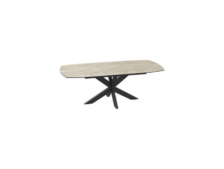 Ausziehbarer Designer Esstisch „Phoenix“ aus Keramik, verschiedene Grössen Travertin Akante Design