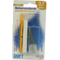 INTERDENTALBÜRSTE 0,7 m.Wechselgriff Doft 12 St