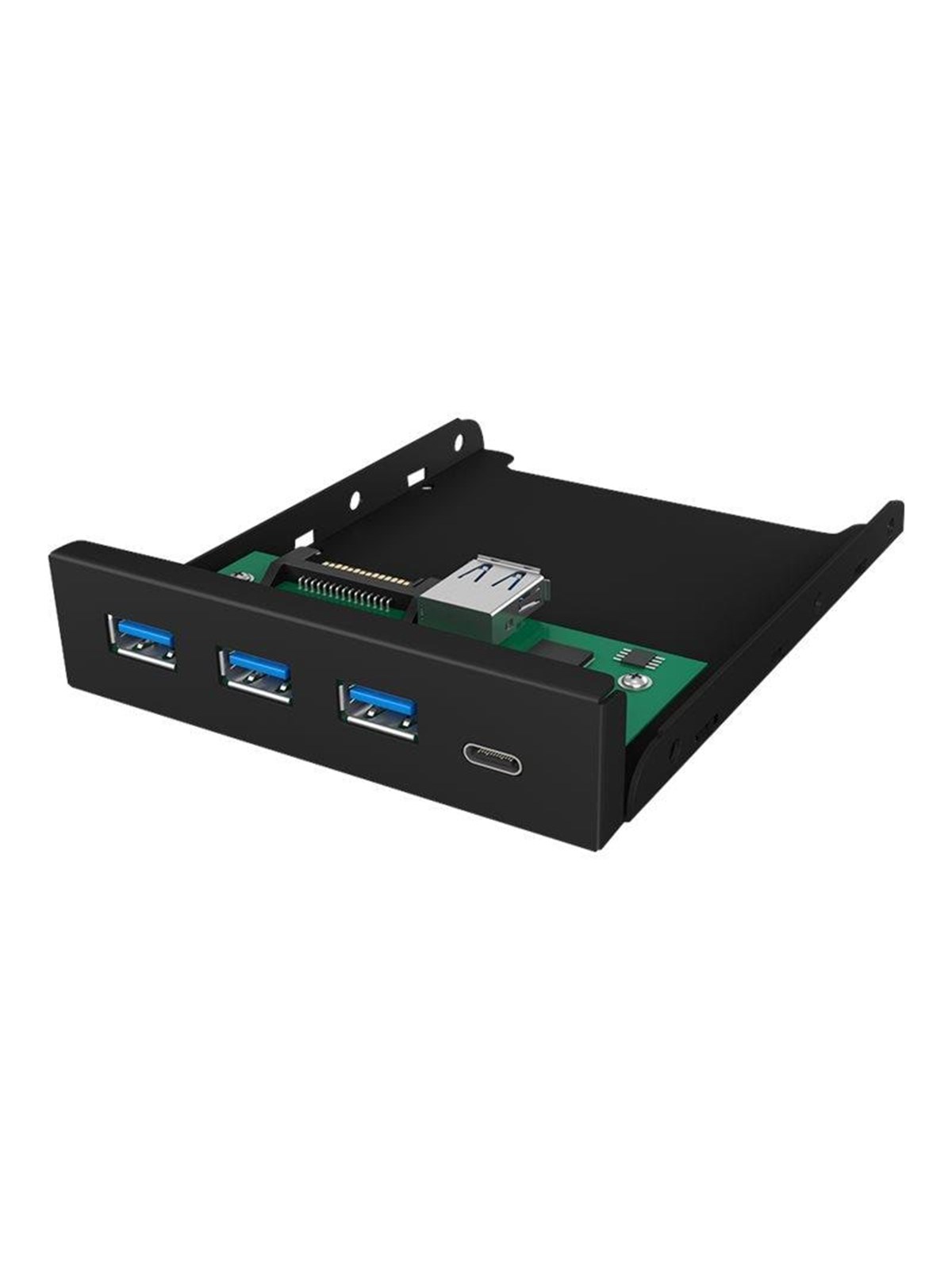 ICY BOX IB-HUB1418-i3 USB-Hubs - 4 - Schwarz