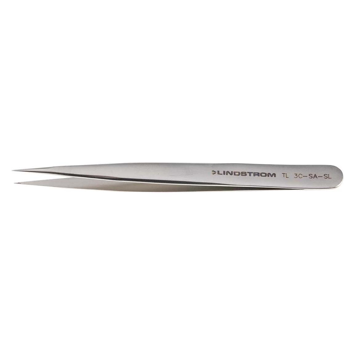 Bahco Hochpräzisionspinzette aus Edelstahl Typ 3C mit spitzen und feinen Spitzen, 110 mm (TL 3C-SA SL)
