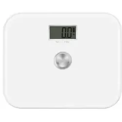 B-TRAY Hotelwaage Personenwaage SCALA  Weiss ohne Batterien bis 180 kg umweltfreundlich