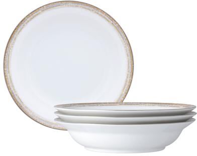"Noritake Raylan Set of 4 Rim Dinner Bowls, 10"", 25 oz."