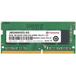 Transcend JetRAM DDR4 (1 x 8GB, 2666 MHz, DDR4-RAM, SO-DIMM), RAM