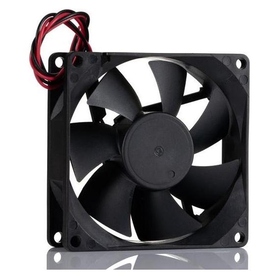 RS PRO DC-Axiallüfter, Kugellager, 24 V dc / 2.9 ± (80 mm) (2303043)