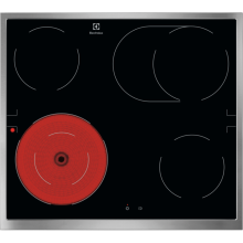 Electrolux LRD64062XK Glaskeramikkochfeld herdgebunden 60cm Bräterzone Edelstahlrahmen aufliegend