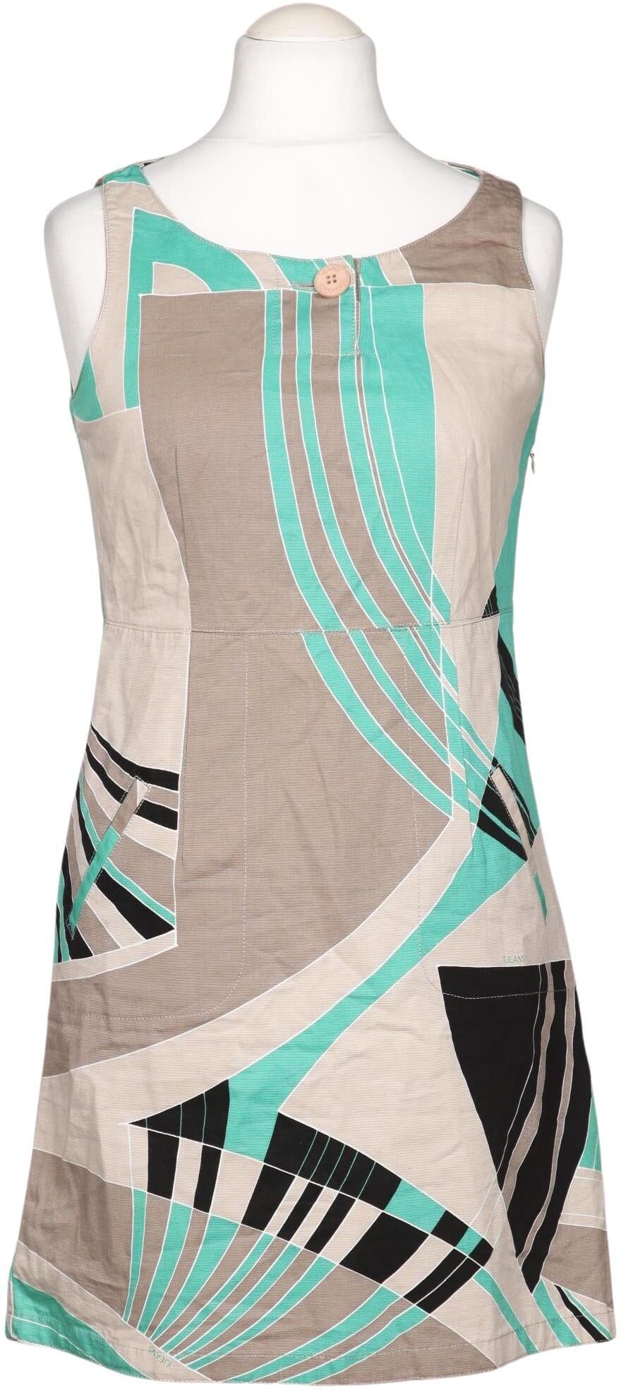 Trussardi Damen Kleid, Mehrfarbig, Gr. EU 38 (IT 44), Baumwolle - Second Hand