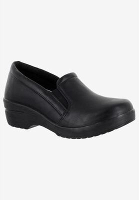 Women's Leeza Slip-On by Easy Street in Black (Size 7 M)