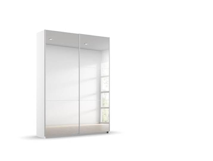 Rauch Möbel Reflect, Schwebetürenschrank, Farbe Weiß, Breite 131 cm