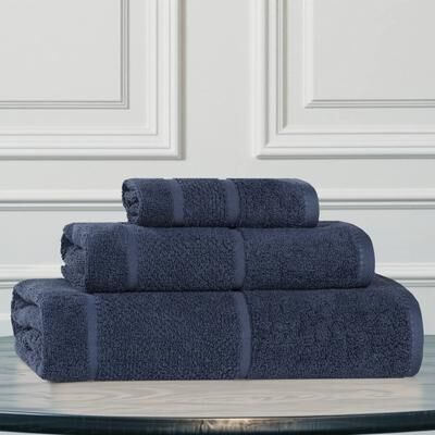 Superior Mile Smart Twist Viscose Cotton Blend 3 Piece Towel Set