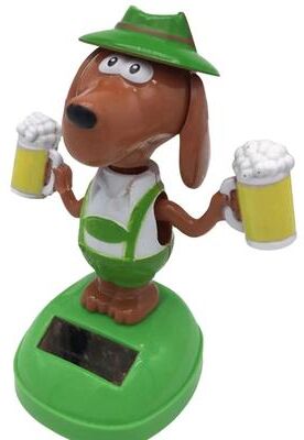 Uplift Treasures Solar Dancing Dog Dashboard Ornament Solar Dancing Dog Dashboard Ornament