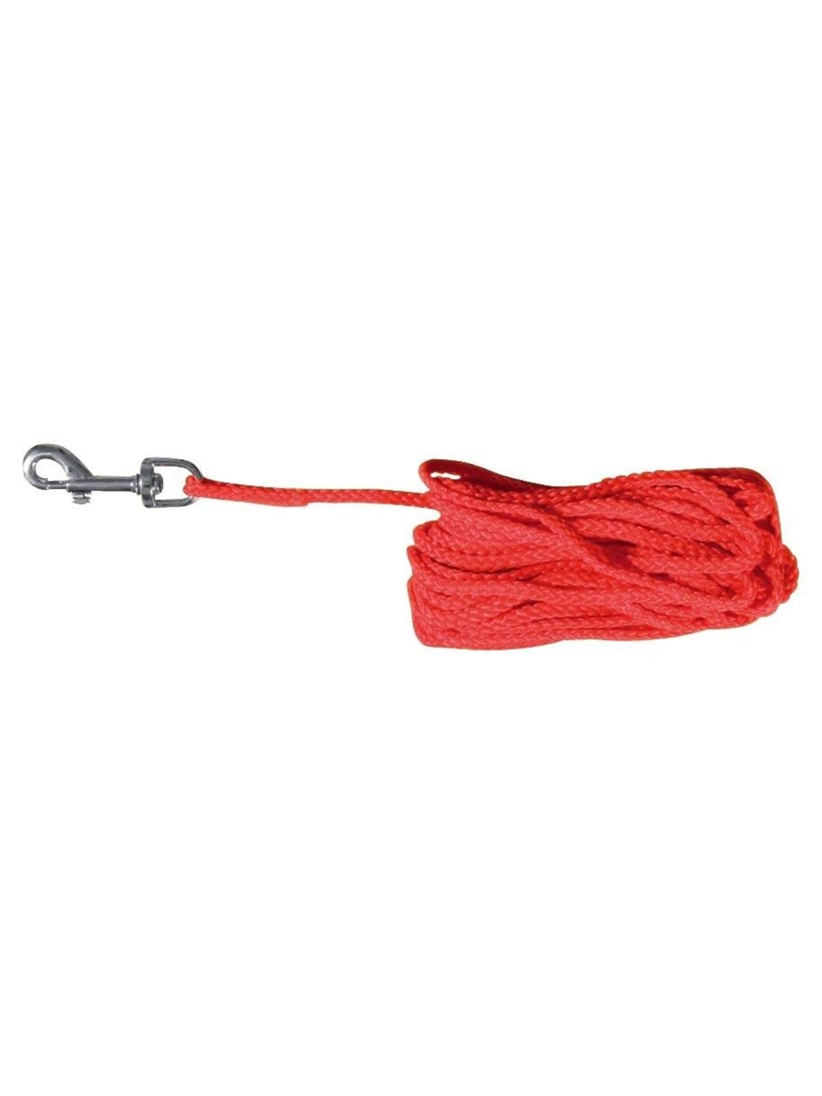 Trixie Tracking leash round S-M: 15 m/ø 5 mm red